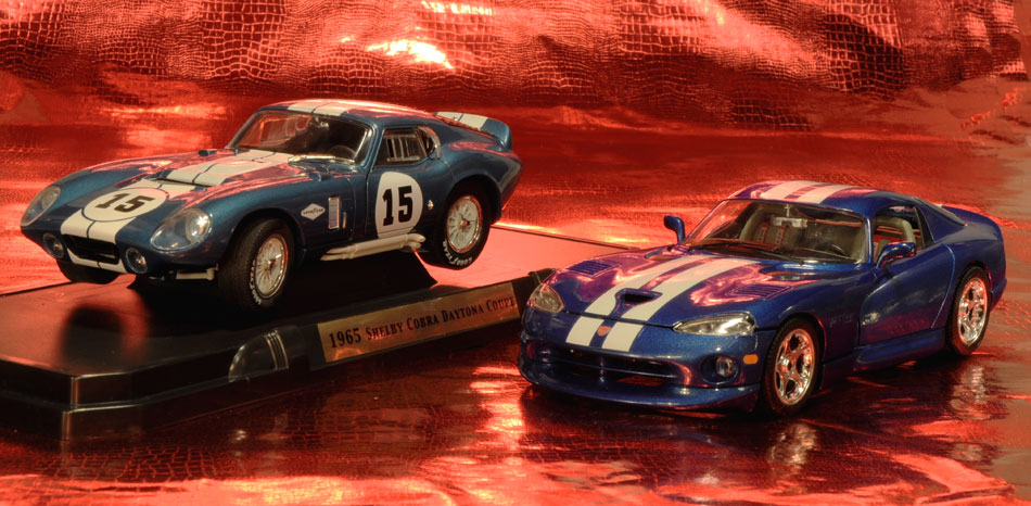 65 Shelby Cobra And 96 Doge Viper GTS Coupe