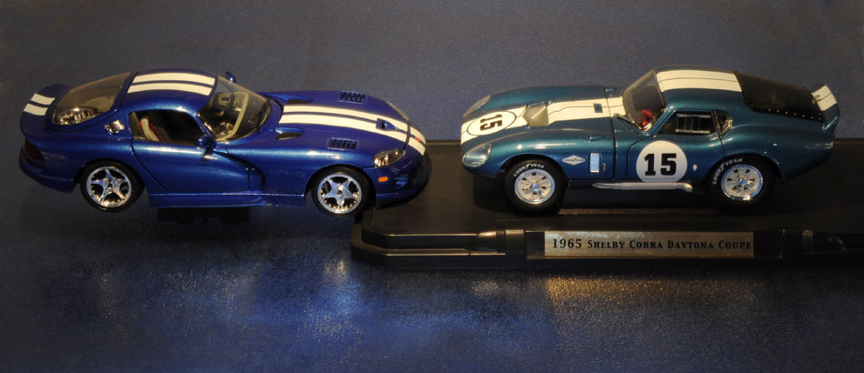 96 Viper GTS Coupe And 65 Shelby Cobra