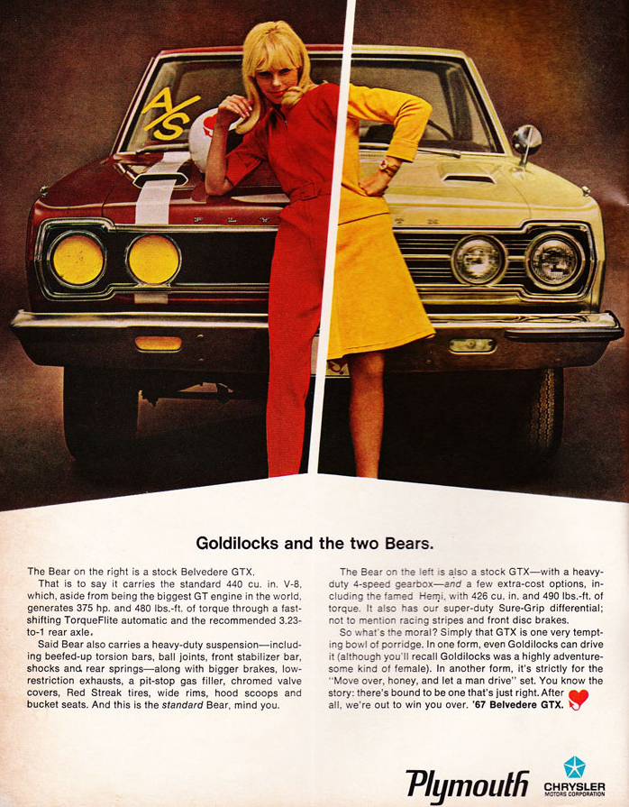 68 Plymouth GTX Nascar Ad