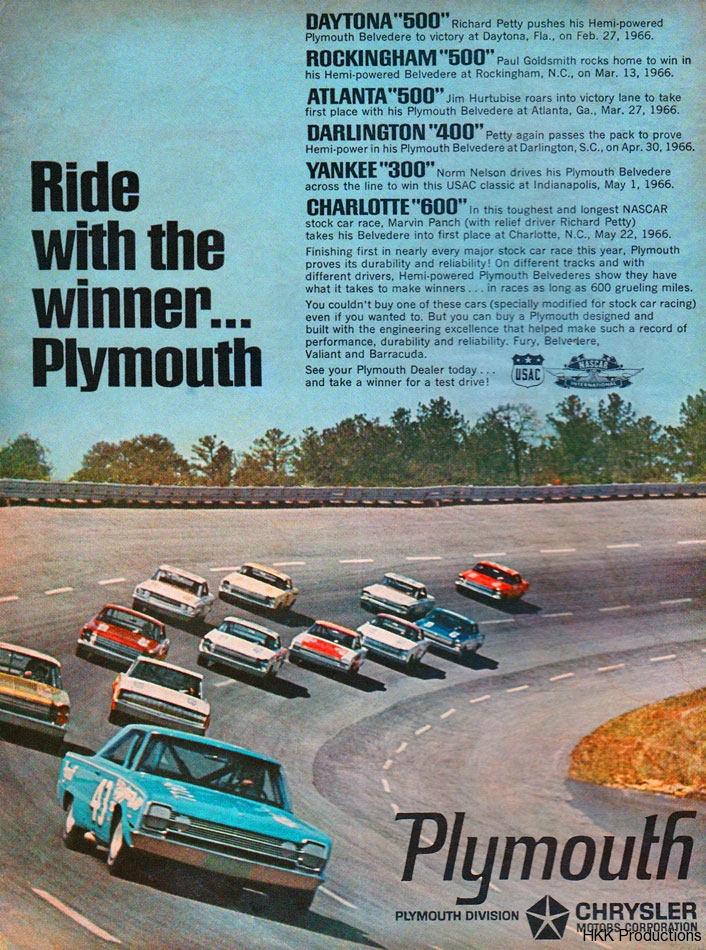 66 Petty Plymouth Ad