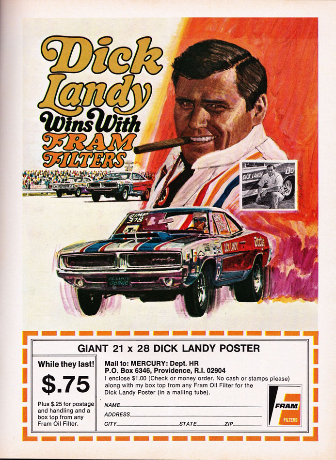 Dick Landys 69 Dodge Charge rPoster Offer