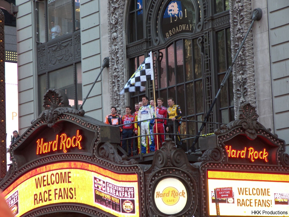 NASCAR Drivers NY Hard Rock Cafe