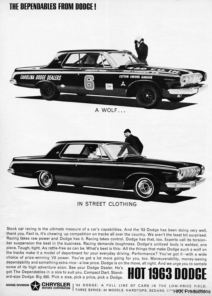 63 Hot Wolf Dodge Ad