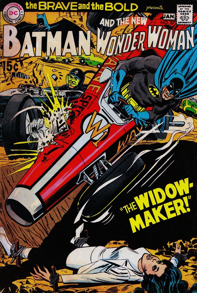 Batman Races The Widow Maker