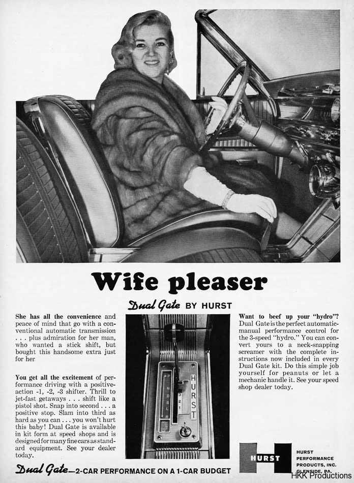 Wife Pleaser Hurst Shifter Ad