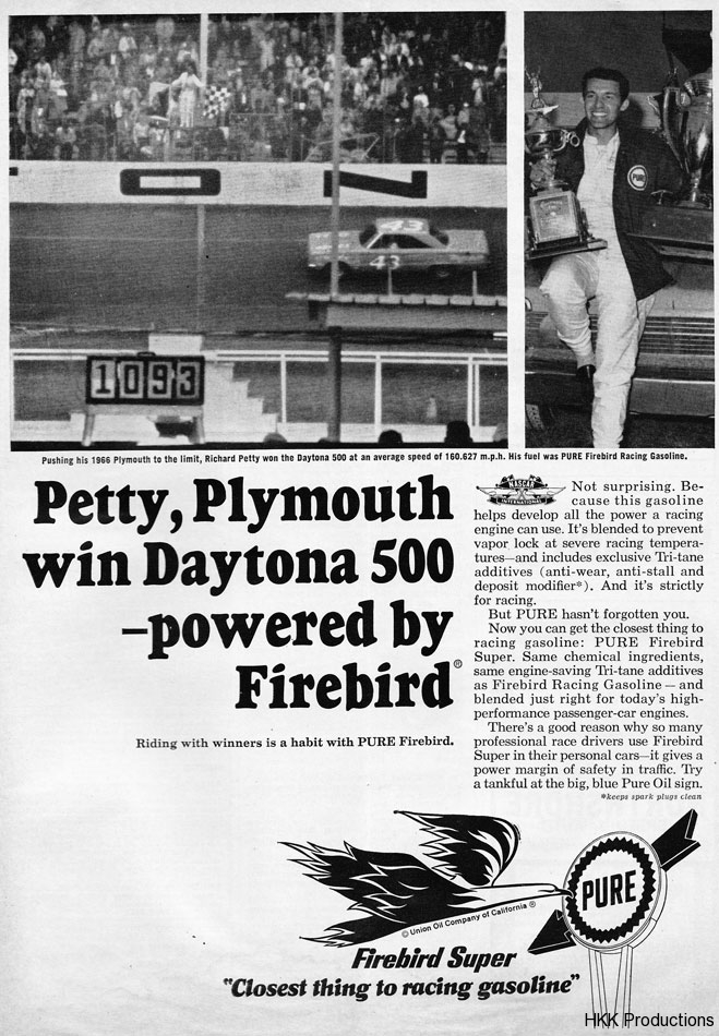 66 Daytona Petty Win Ad