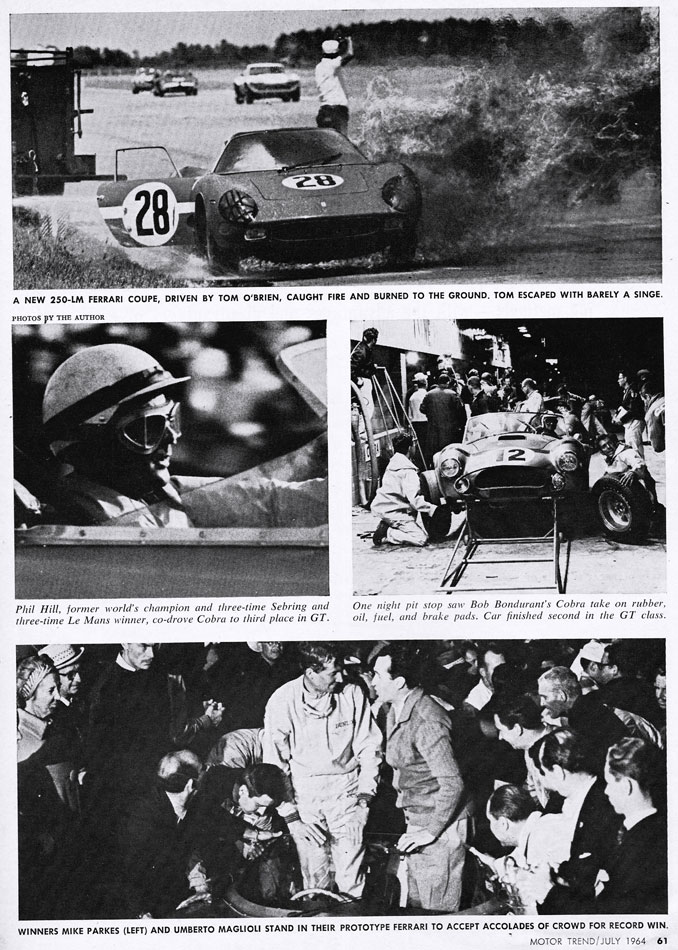 1964 Sebring Race Cobra Vs Ferrari 4
